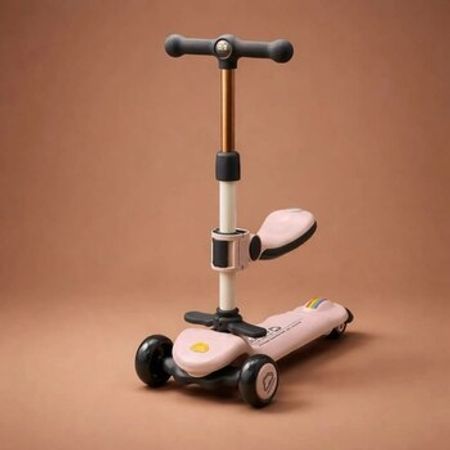 VIPSCO 3 təkərli qatlanan skuter LED oturacaqlı