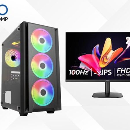Evo Gaming PC Starter Kit Core i5-10400F, GTX 1650 4GB, SSD 500GB, RAM 16GB, 24” – Masaüstü kompüterlər – ucuztap.az