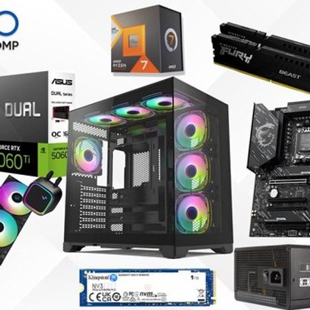 Evo Gaming PC RTX 5060 Ti 16GB | Ryzen 7 7800X3D | 32GB | 1TB