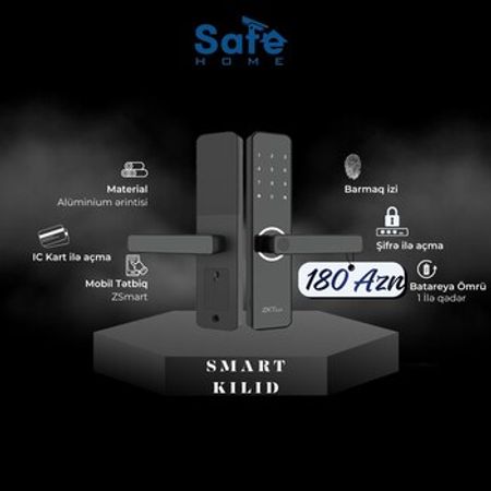 Smart qapı kilidi – Təhlükəsizlik avadanlığı – ucuztap.az