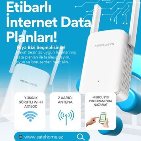 Wi-Fi siqnal gücləndiricisi AX1500 ME60X