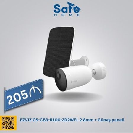 EZVIZ CS-CB3-R100-2D2WFL 2.8mm + Günəş paneli