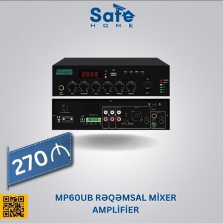 MP60UB Rəqəmsal Mixer Amplifier