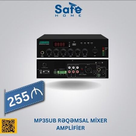 MP35UB Rəqəmsal Mixer Amplifier