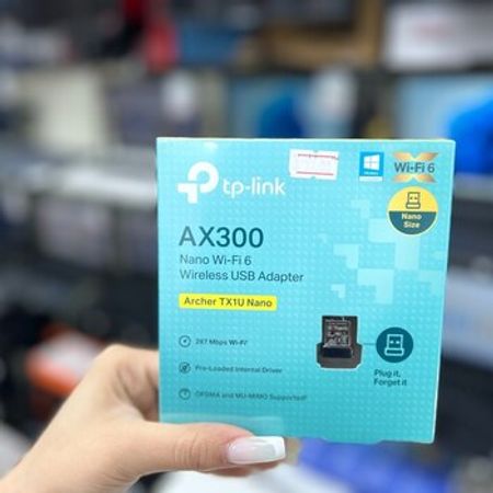 TP-Link AX300 Nano Wi-Fi 6 Wireless USB Adapter