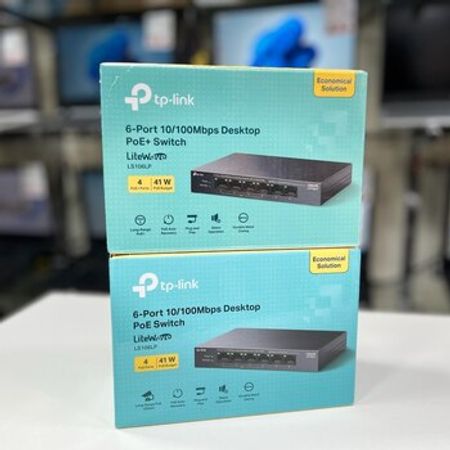 TP-Link 6-Port 10/100Mbps Desktop PoE
