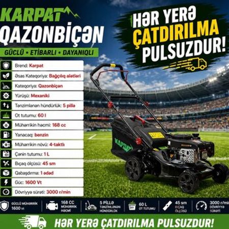 Karpat qazonbiçən benzin KT17P M – Bağ və bostan – ucuztap.az