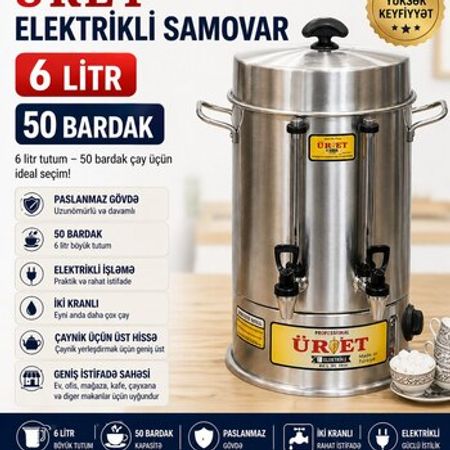 Elektrikli samovar ÜRET – Digər – ucuztap.az