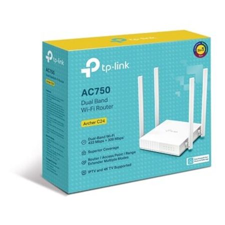 Wi-Fi router "TP-Link Archer C24 AC750 Dual-Band"