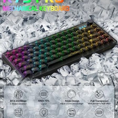 Attack Shark K75 Mechanical RGB Wireless Keyboard