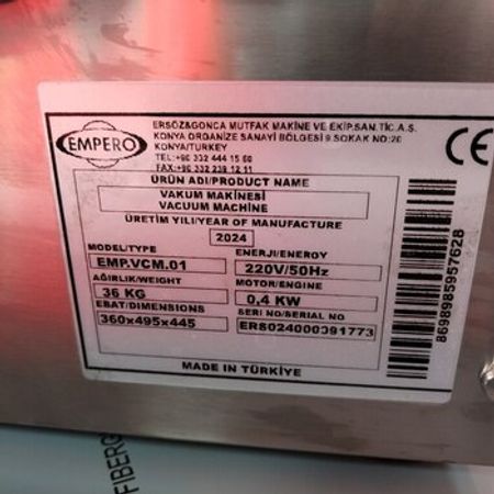 Vakuum aparatı 10 m3/h "Empero"