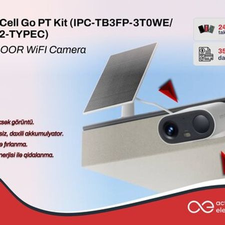 Imou Cell Go PT Kit IPC-TB3FP-3T0WE/FSP12-TYPEC – Təhlükəsizlik avadanlığı – ucuztap.az