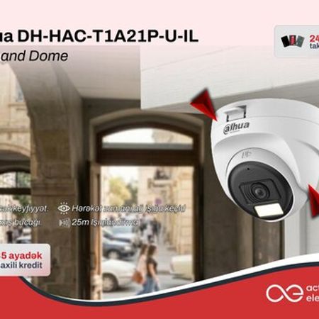 Dahua DH-HAC-T1A21P-U-IL – dual light, mikrofonlu dome kamera