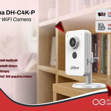 Dahua DH-C4K-P – 4MP Wi-Fi + PoE kamera