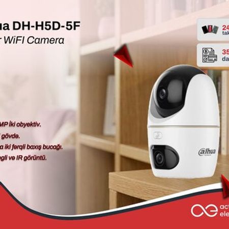 Dahua DH-H5D-5F – 5MP+5MP Dual Lens Wi-Fi kamera