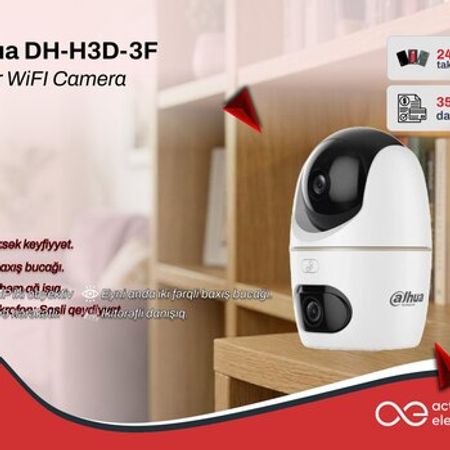 Dahua DH-H3D-3F – 2 kameranı 1 cihazda birləşdirən ağıllı Wi-Fi model