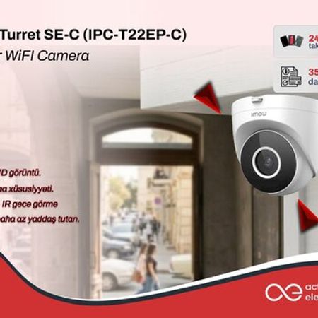 Imou Turret SE-C (IPC-T22EP-C) – 2MP Wi-Fi Dome Kamera