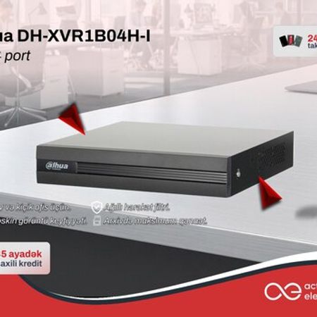 Videoqeydiyyatçı Dahua DH-XVR1B04H-I