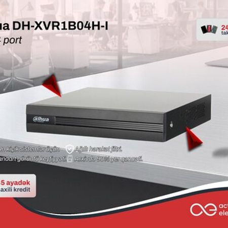 Dahua DH-XVR1B04H-I – 4 kanal AI