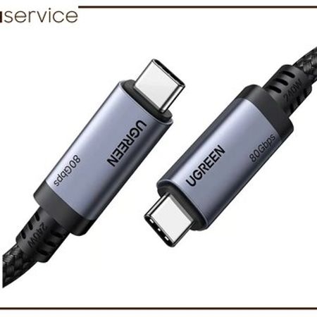 UGREEN Thunderbolt 4 USB C to USB C Cable 240W 80Gbps (1 Metr) 16K Display L706 65383 – Kompüter aksesuarl… – ucuztap.az