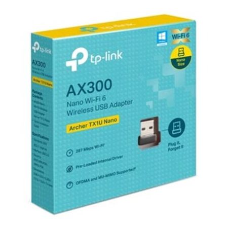 Wi-Fi Adapter TP-Link Archer TX1U Nano AX300 WiFi 6 – Şəbəkə avadanlıqları – ucuztap.az