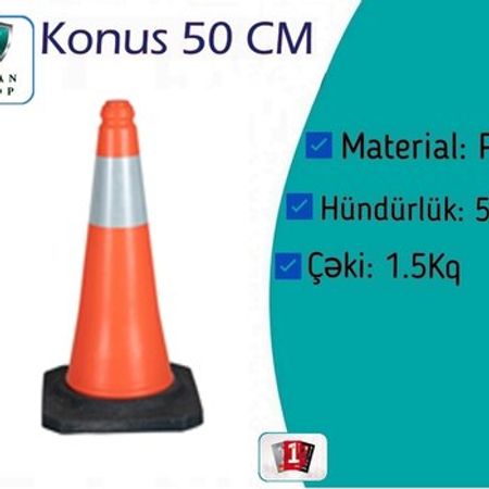 Konus 50 sm – Təhlükəsizlik avadanlığı – ucuztap.az