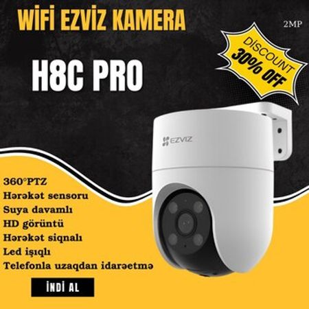 Wi-Fi kamera Ezviz – Təhlükəsizlik avadanlığı – ucuztap.az