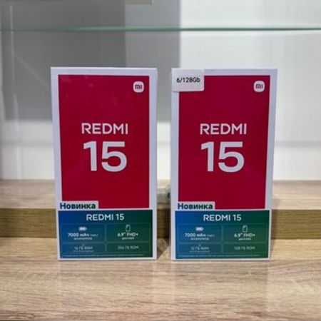 Xiaomi Redmi 15 Midnight Black 128GB/6GB