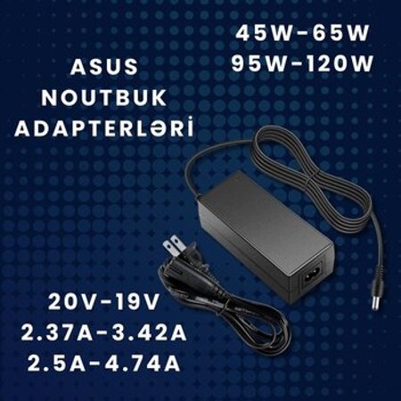 Noutbuk "Asus" adapteri