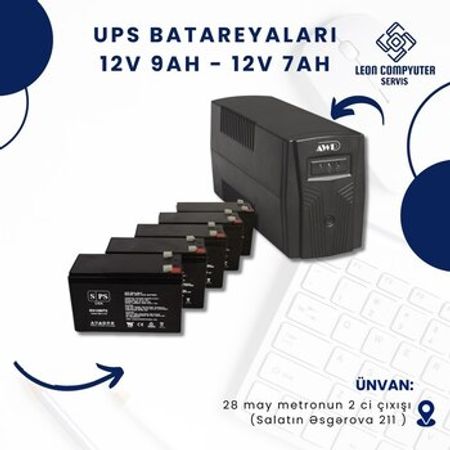 UPS batareyası 12V-7AH/9AH – Kompüter aksesuarları – ucuztap.az