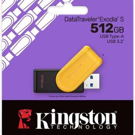 Portable USB 3.2 Gen 1 DataTraveler Exodia S 512GB