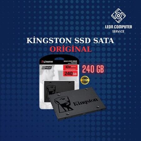 2.5" SSD Drive Kingston A400 240GB Write Speed: Up to 350 MB/s Read Speed: Up to 500MB/s  P/N: SA400