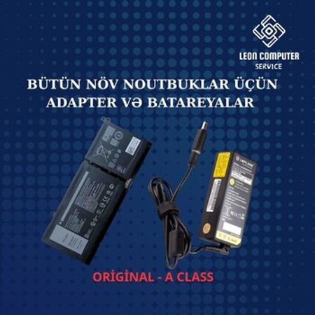 Noutbuk adapteri və batareyaları
