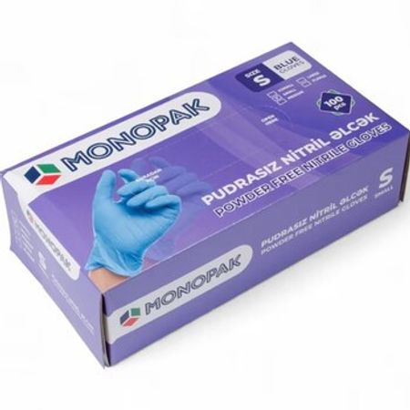 Nitril Göy Əlcək (Pudrasız)