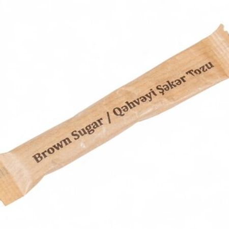 Şəkər çubuqu qəhvəyi 100 ədəli paçka