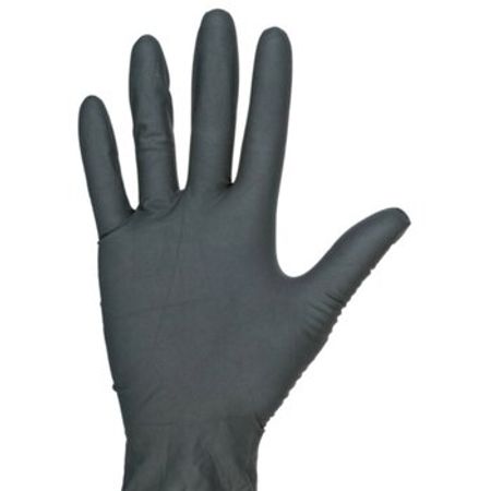Əlcək pudrasız nitril qara s, m, l