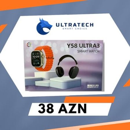 Ultra 3 Smartwatch saat dəsti