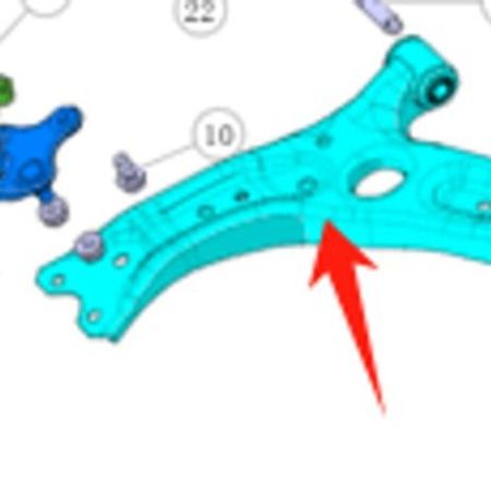 "Changan Qiyuan a06" alt asqı qolu