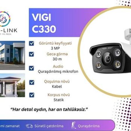 Kamera VIGI C330 – Təhlükəsizlik avadanlığı – ucuztap.az