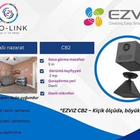Kamera Ezviz CB2 – Təhlükəsizlik avadanlığı – ucuztap.az