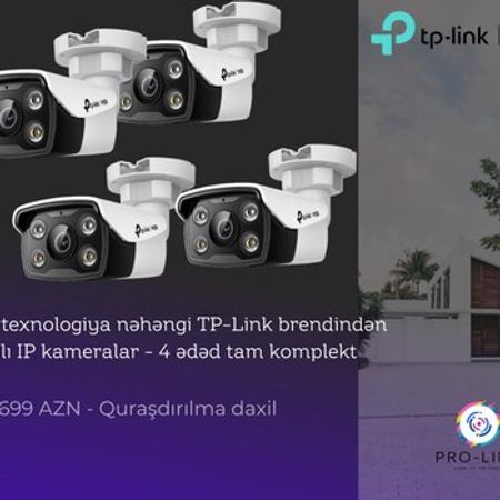 Ağıllı IP Kamera dəsti – Təhlükəsizlik avadanlığı – ucuztap.az