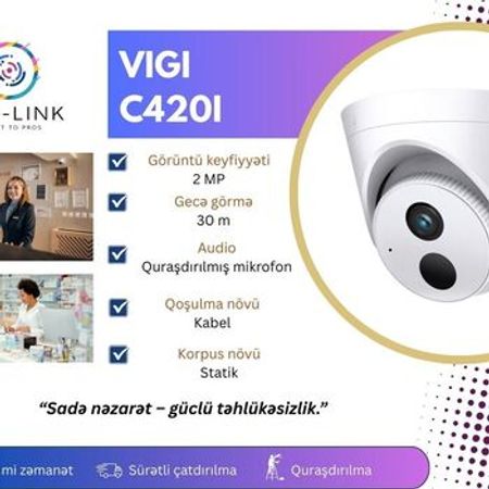 Kamera VIGI C420I – Təhlükəsizlik avadanlığı – ucuztap.az