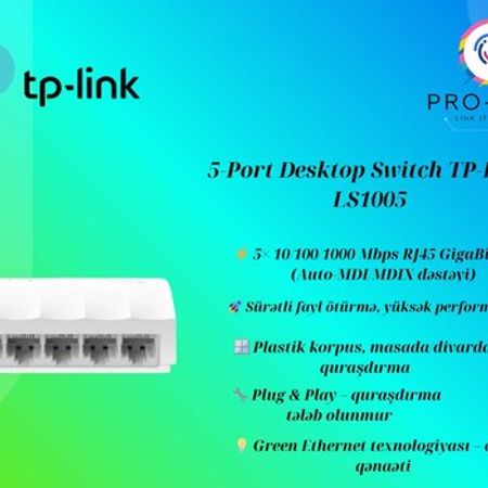 TP-Link LS1005 5-Port Desktop Switch