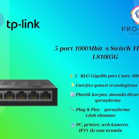 TP-Link LS1005G 5-port 1000Mbit /s Switch