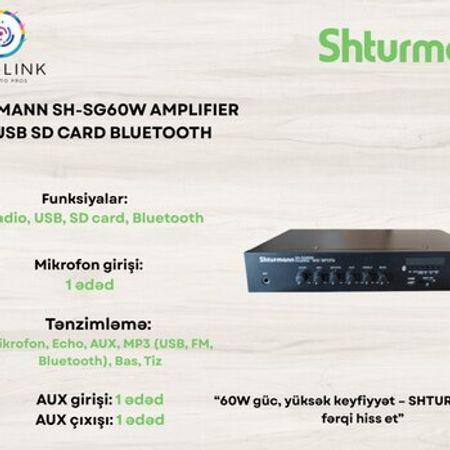 Shturmann  SH-SG60W AMPLIFIER
