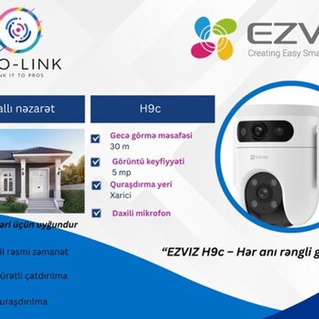 Kamera Ezviz H9c – Təhlükəsizlik avadanlığı – ucuztap.az