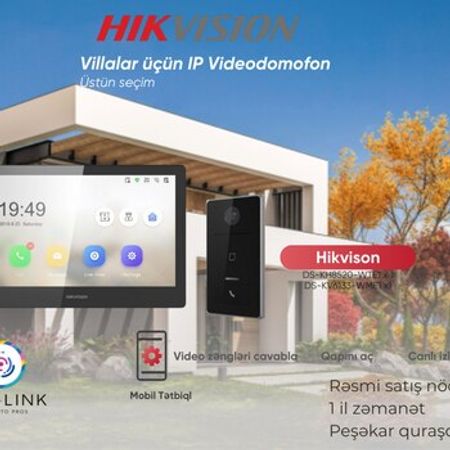 Hikvision domofon dəsti