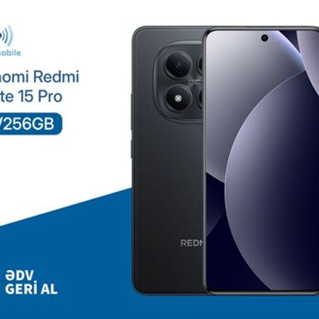 Xiaomi Redmi Note 15 Pro 8/256GB Black – Telefonlar – ucuztap.az