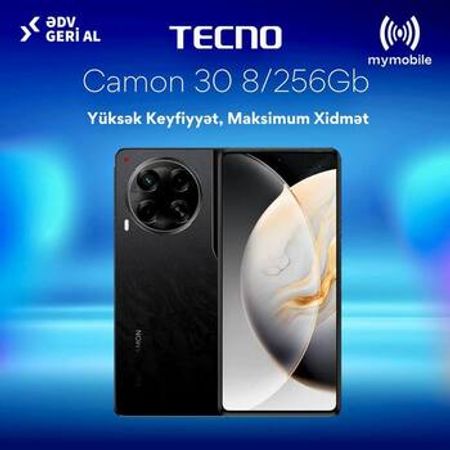 Techno Camon 30 8/256GB Iceland Basaltic Dark – Telefonlar – ucuztap.az