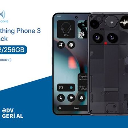 Nothing Phone (3) Black 256GB/12GB – Telefonlar – ucuztap.az